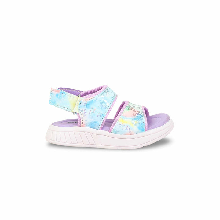 Girls Purple Casual Sandal KD9910