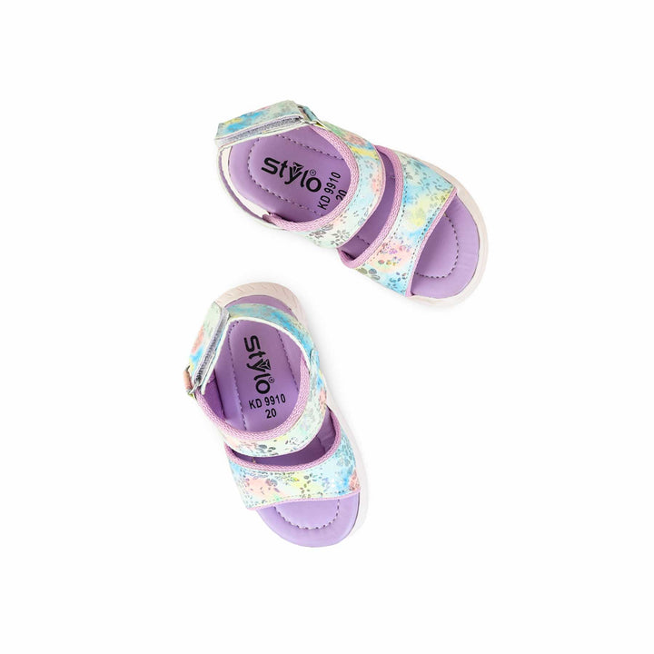 Girls Purple Casual Sandal KD9910