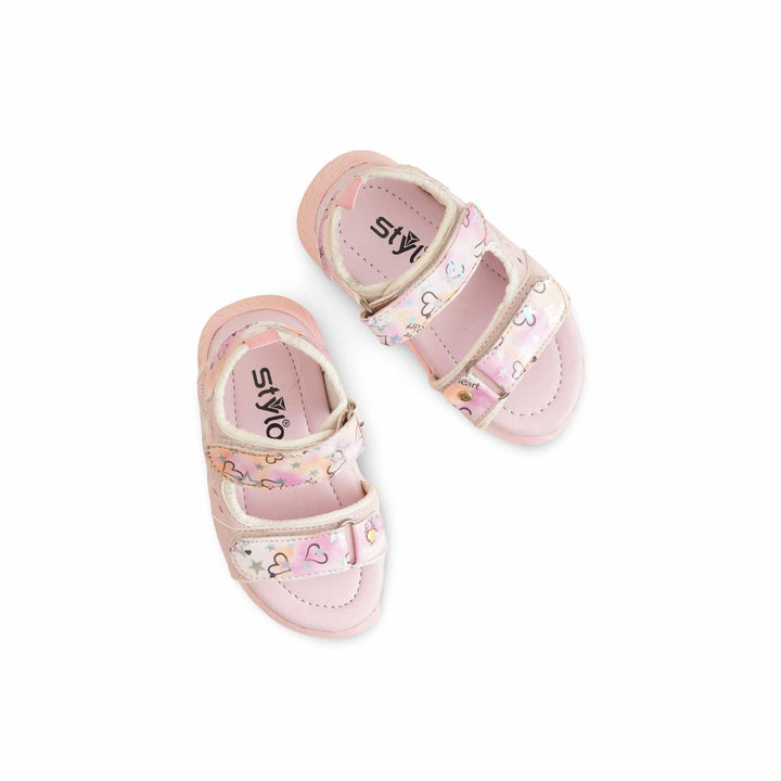 Girls Pink Casual Sandal KD9912