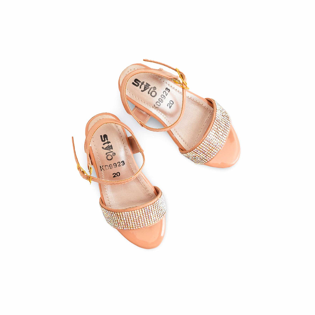 Girls Mustard Fancy Sandal KD9923