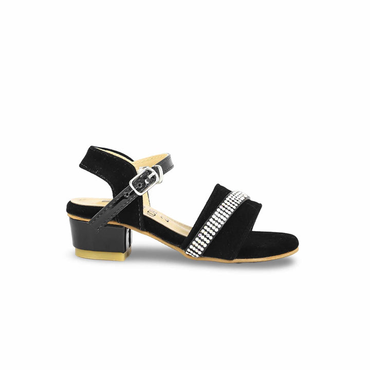 Girls Black Formal Sandal KD9925