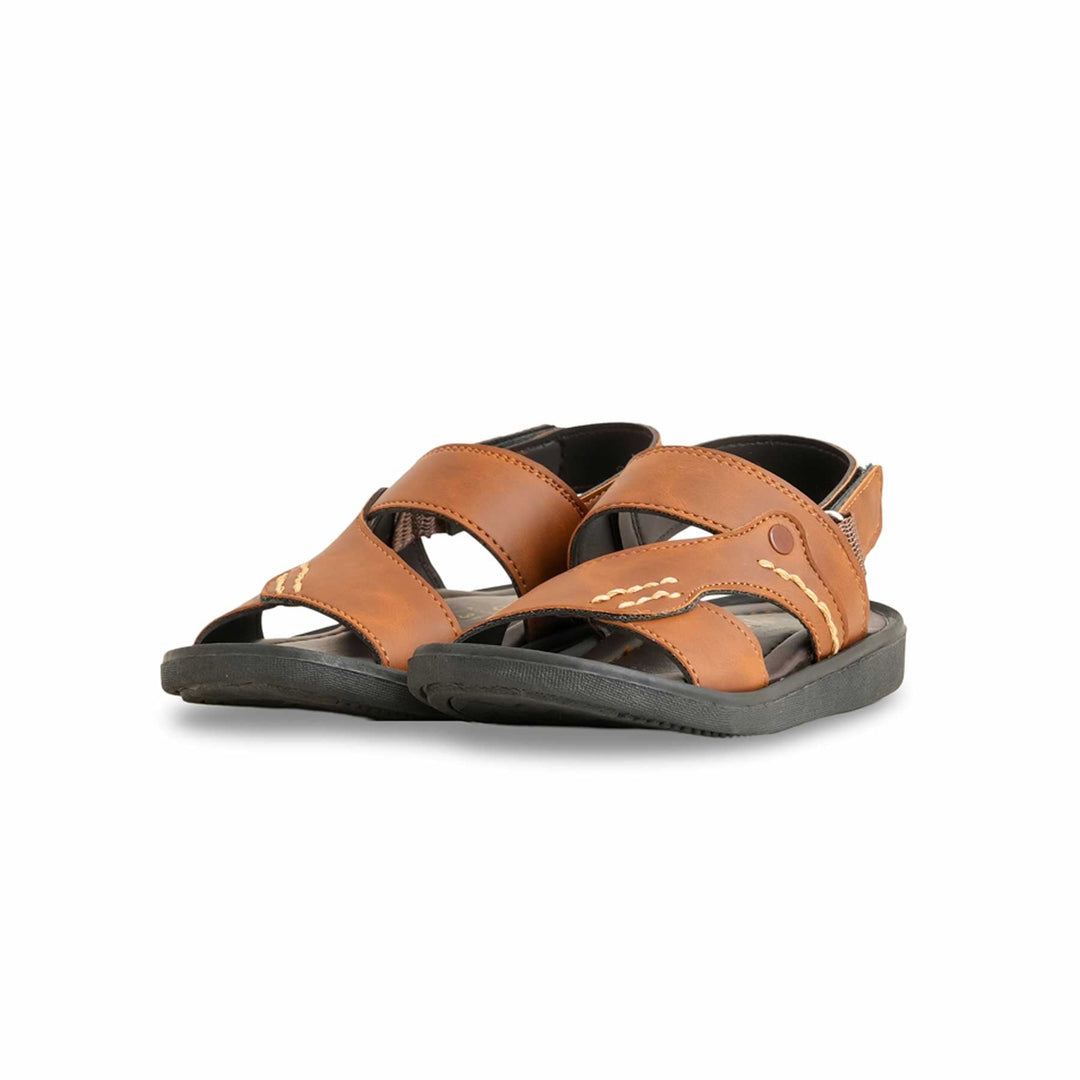 Boys Brown Formal Sandal KD9936