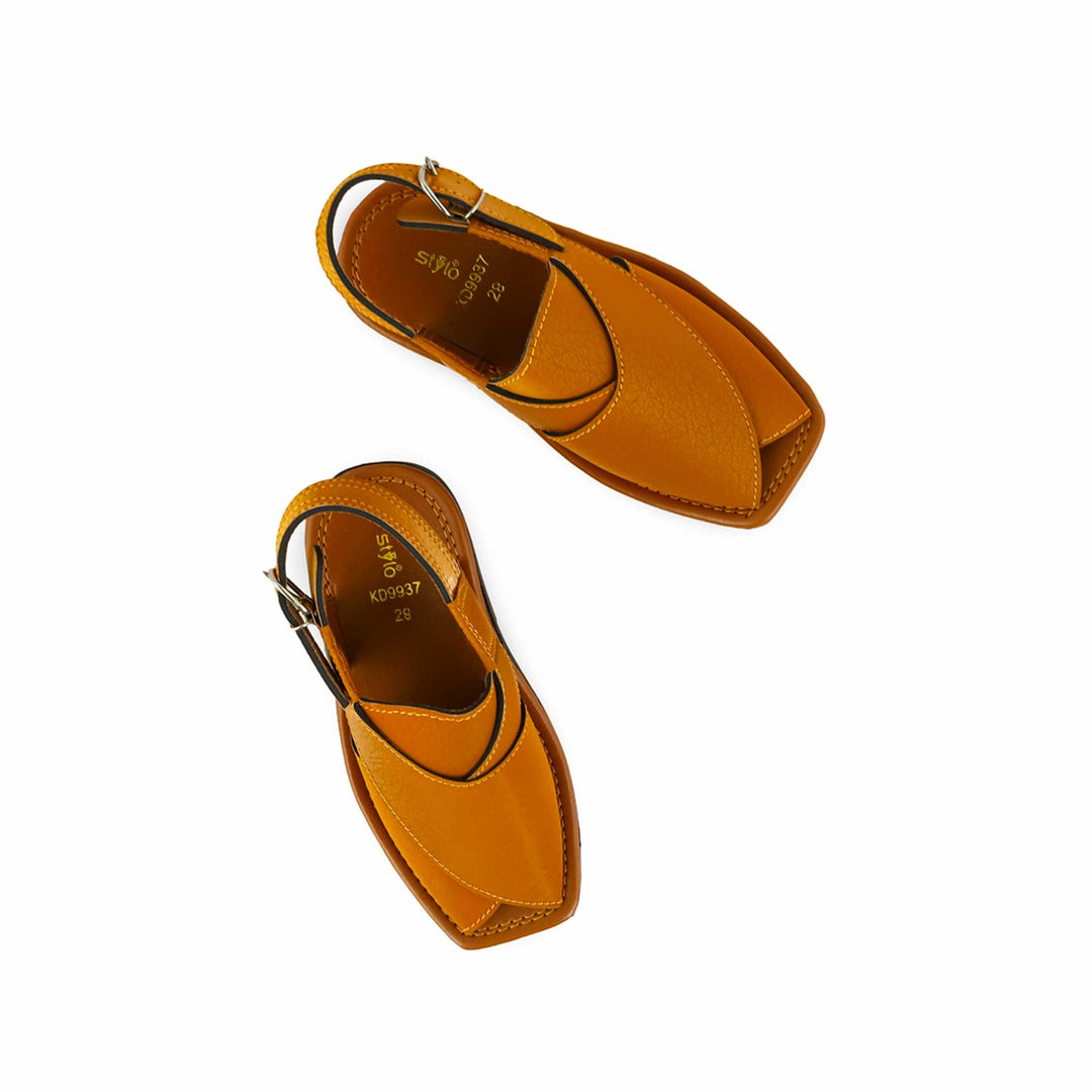Boys Mustard Peshawari Chappal KD9937