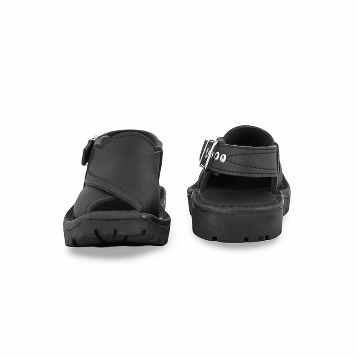 Boys Black Peshawari Chappal KD9945