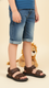 Boys Brown Formal Sandal KD9959