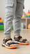 Boys Grey Casual Sandal KD9971