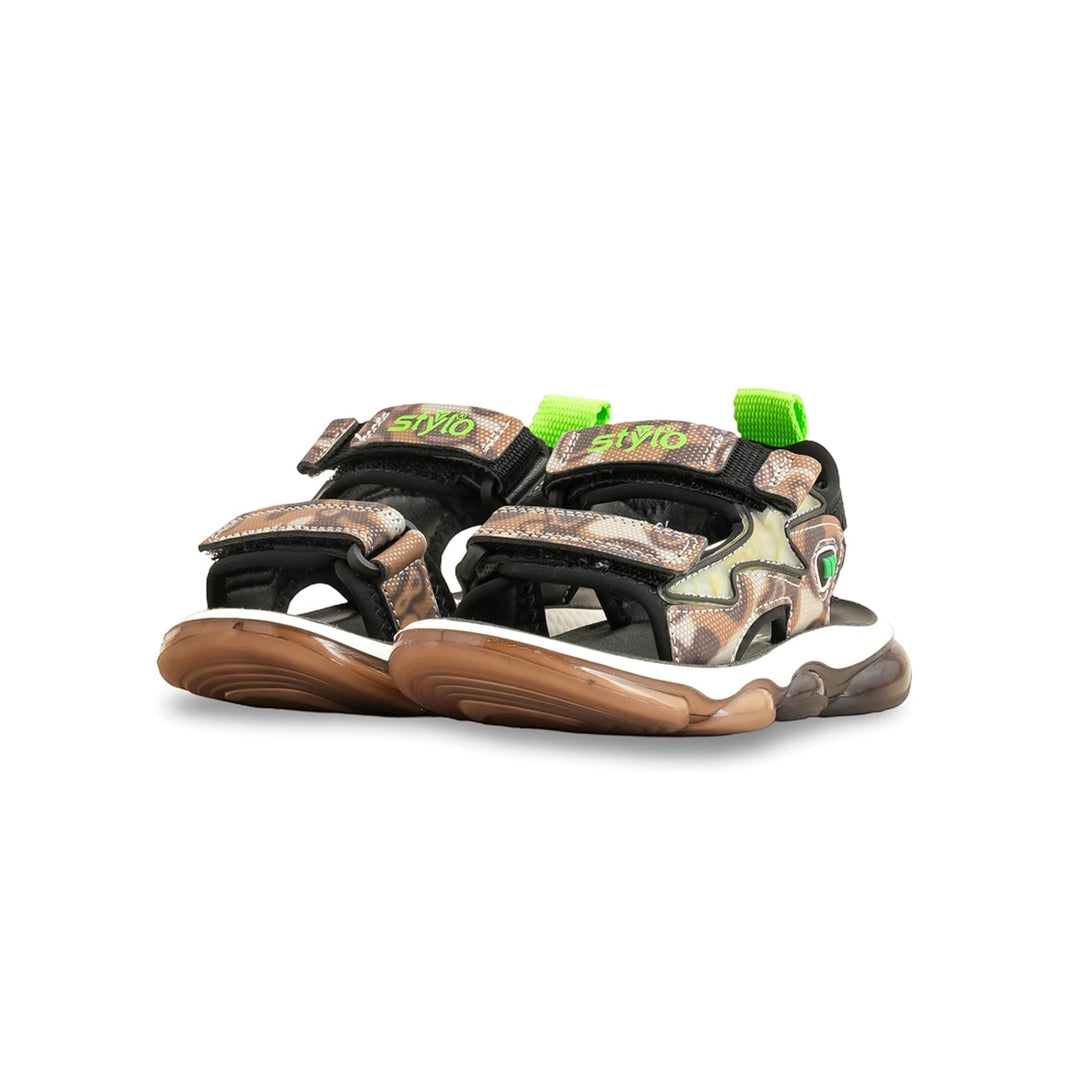 Boys Grey Casual Sandal KD9972