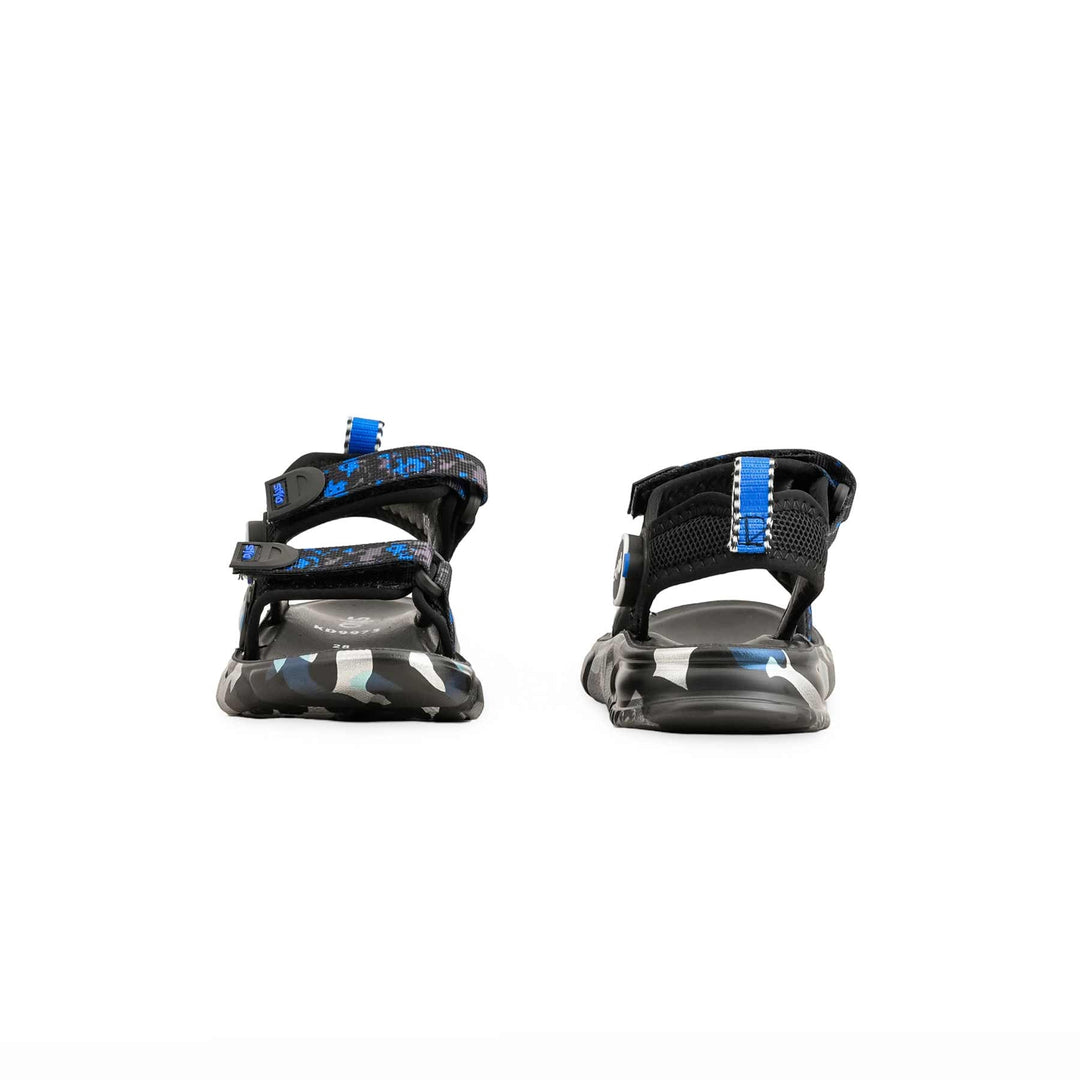Boys Black Casual Sandal KD9975