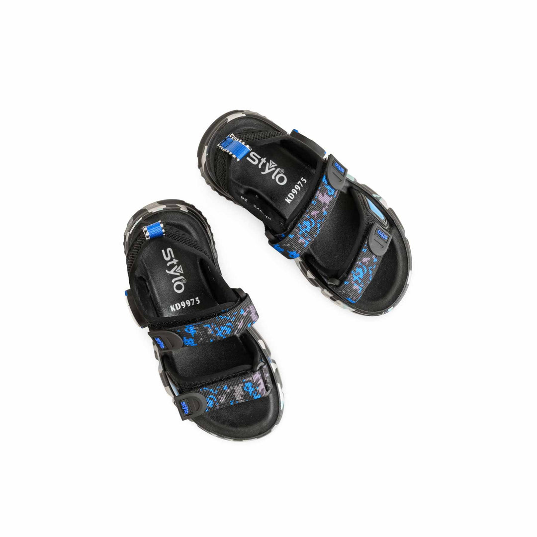 Boys Black Casual Sandal KD9975
