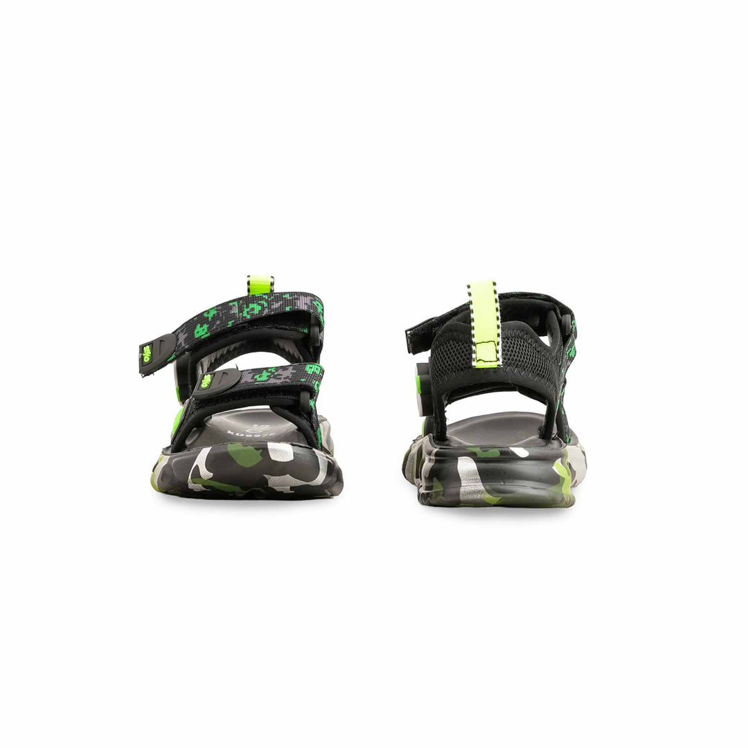 Boys Black Casual Sandal KD9976