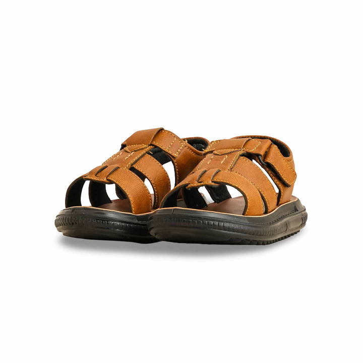 Boys Brown Formal Sandal KD9977