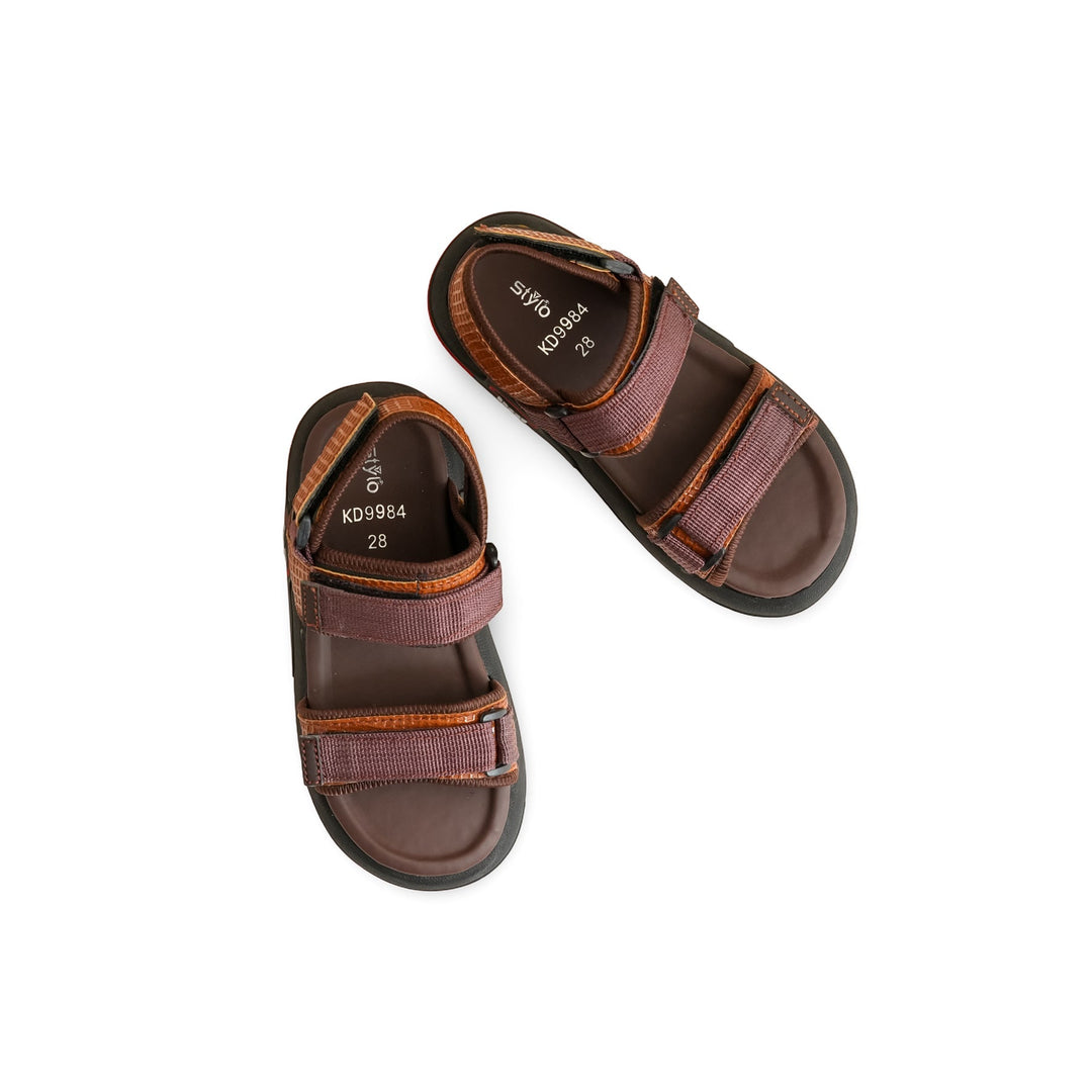 Boys Brown Casual Sandal KD9984