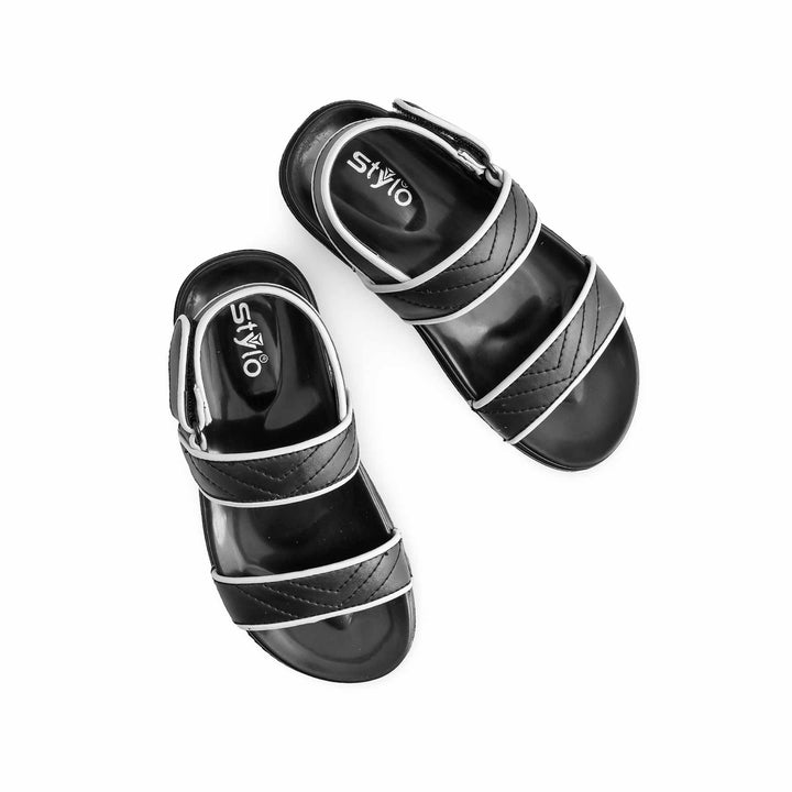 Boys Black Formal Sandal KD9990