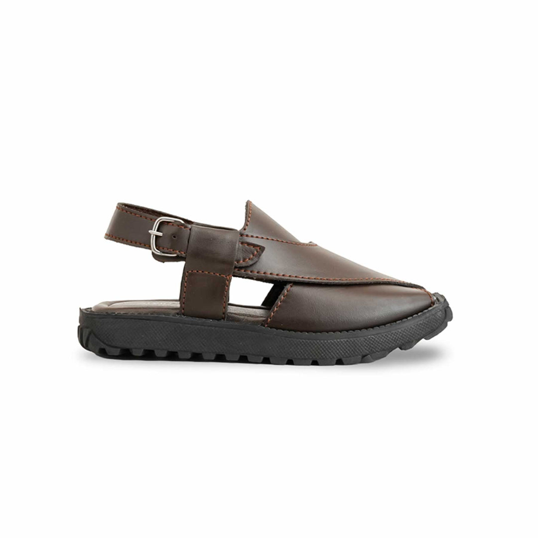 Boys Coffee Peshawari Chappal KD9992