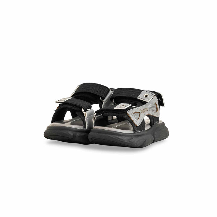 Boys Black Casual Sandal KD9997