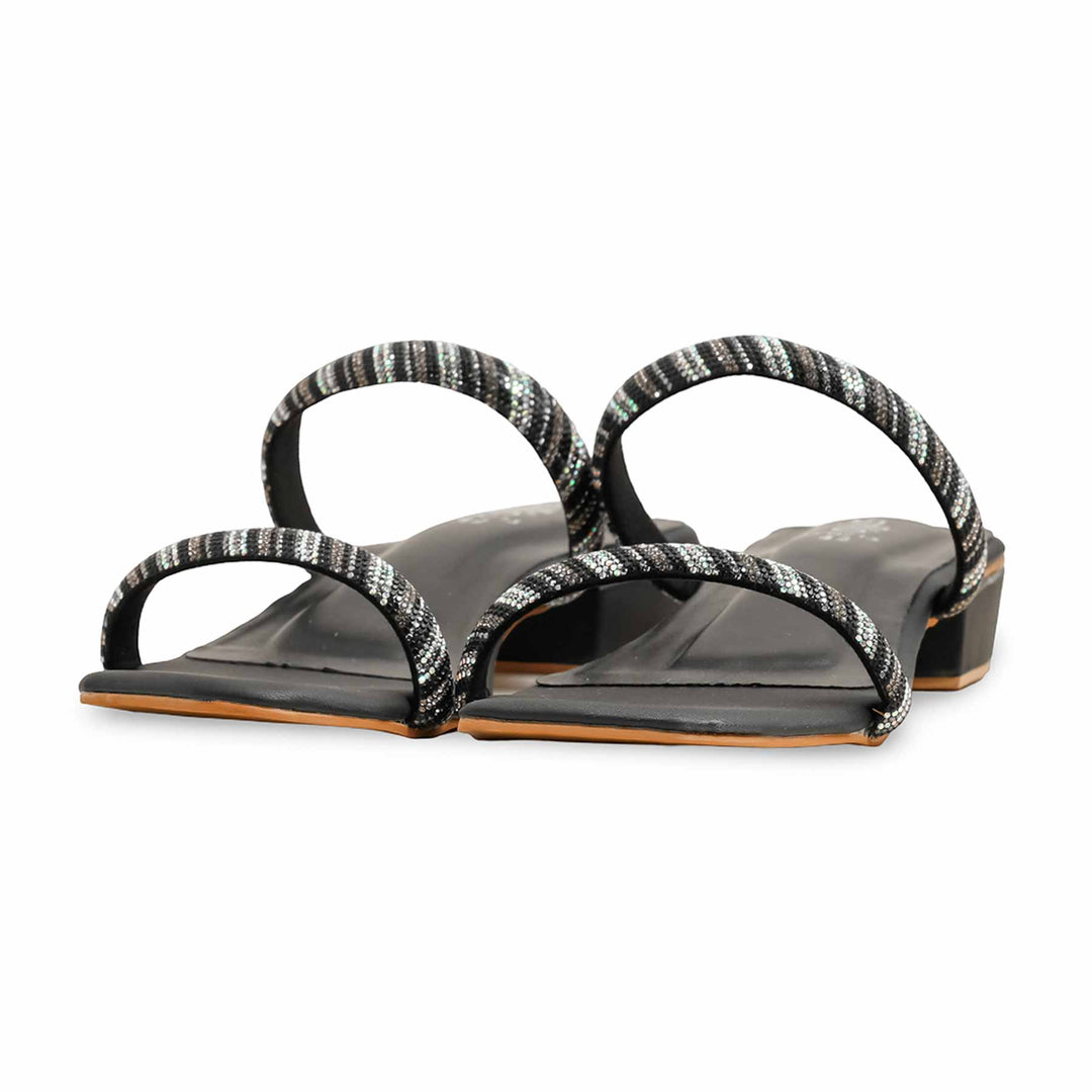Black Fancy Slipper LFN713