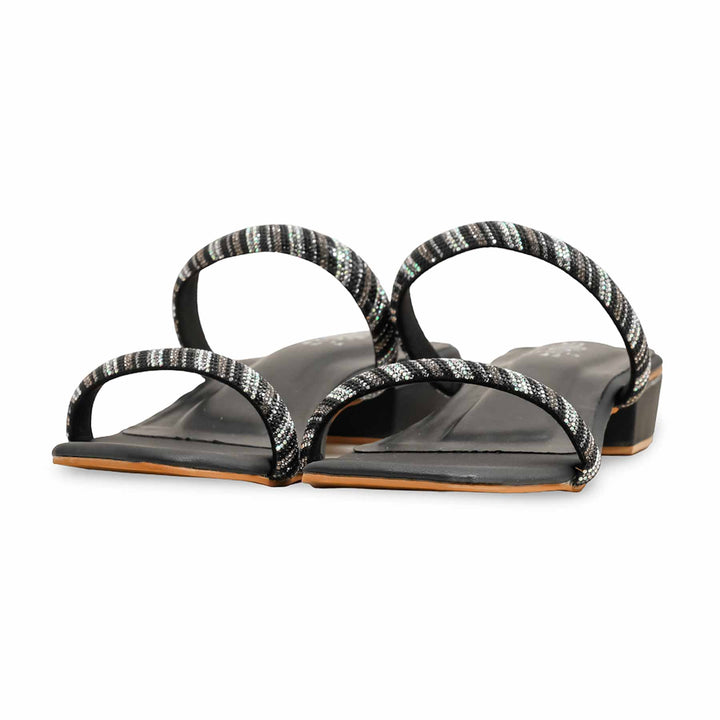 Black Fancy Slipper LFN713