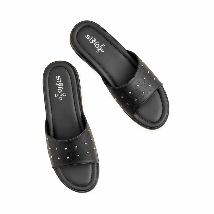 Black Formal Slipper LPU701
