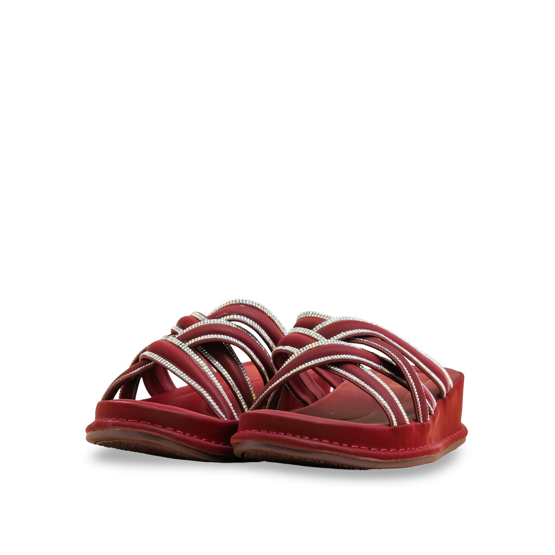 Maroon Formal Slipper LPU703