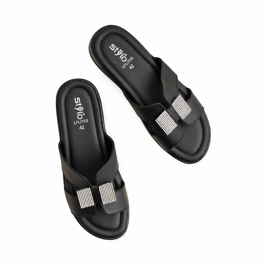 Black Formal Slipper LPU705