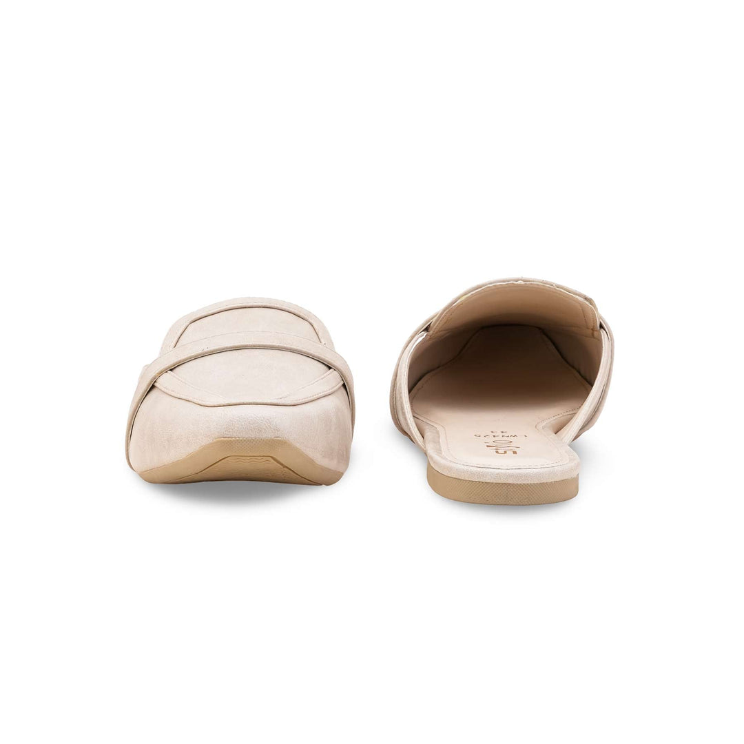 Beige Back Open For Women LWN425
