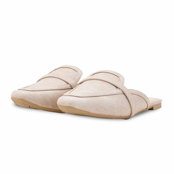 Beige Back Open For Women LWN425