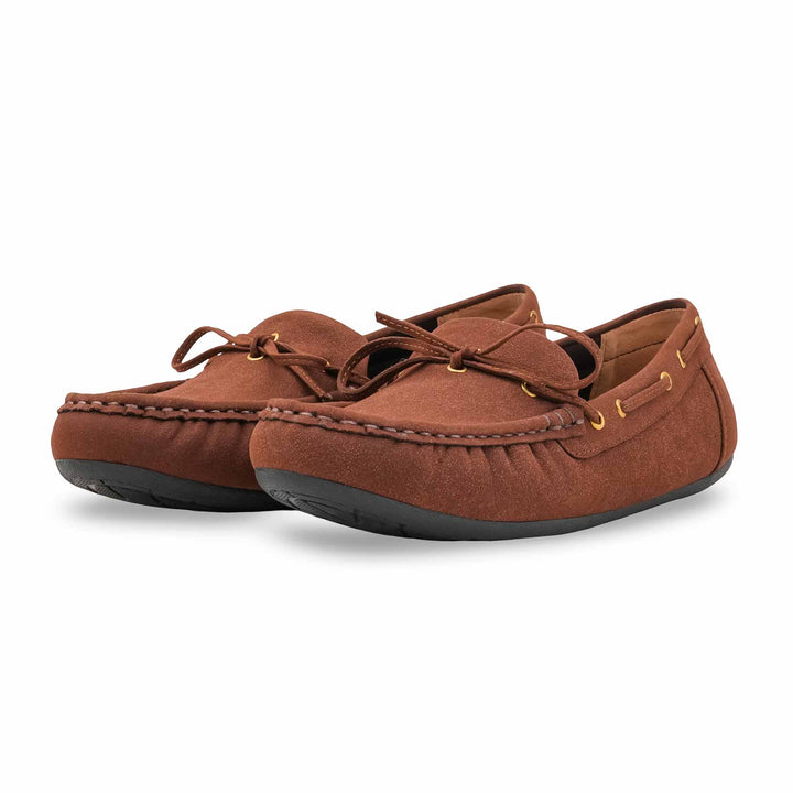 Brown Moccasin For Women LWN429