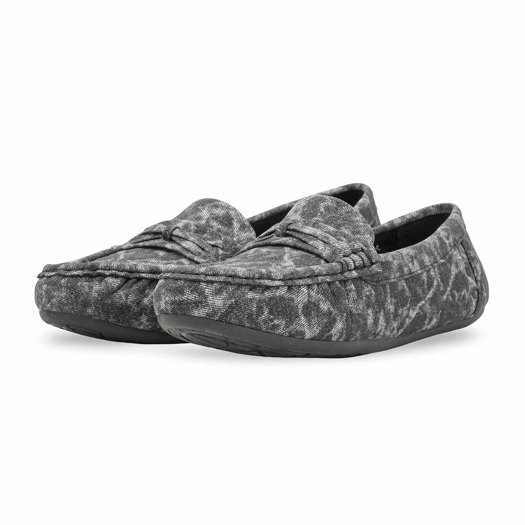 Black Moccasin For Ladies LWN430