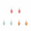 Pack Of Three Earrings O10015