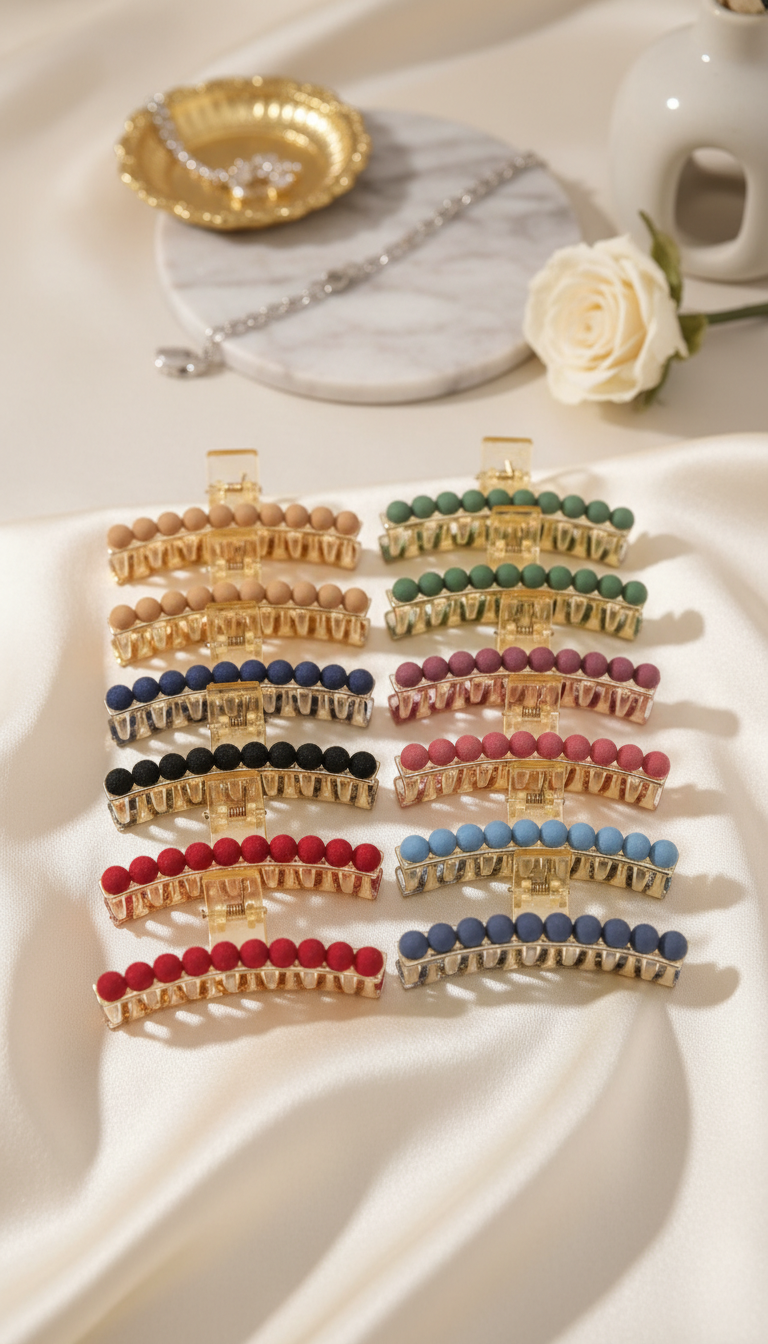 Pack of 12 Hair Clips O20015