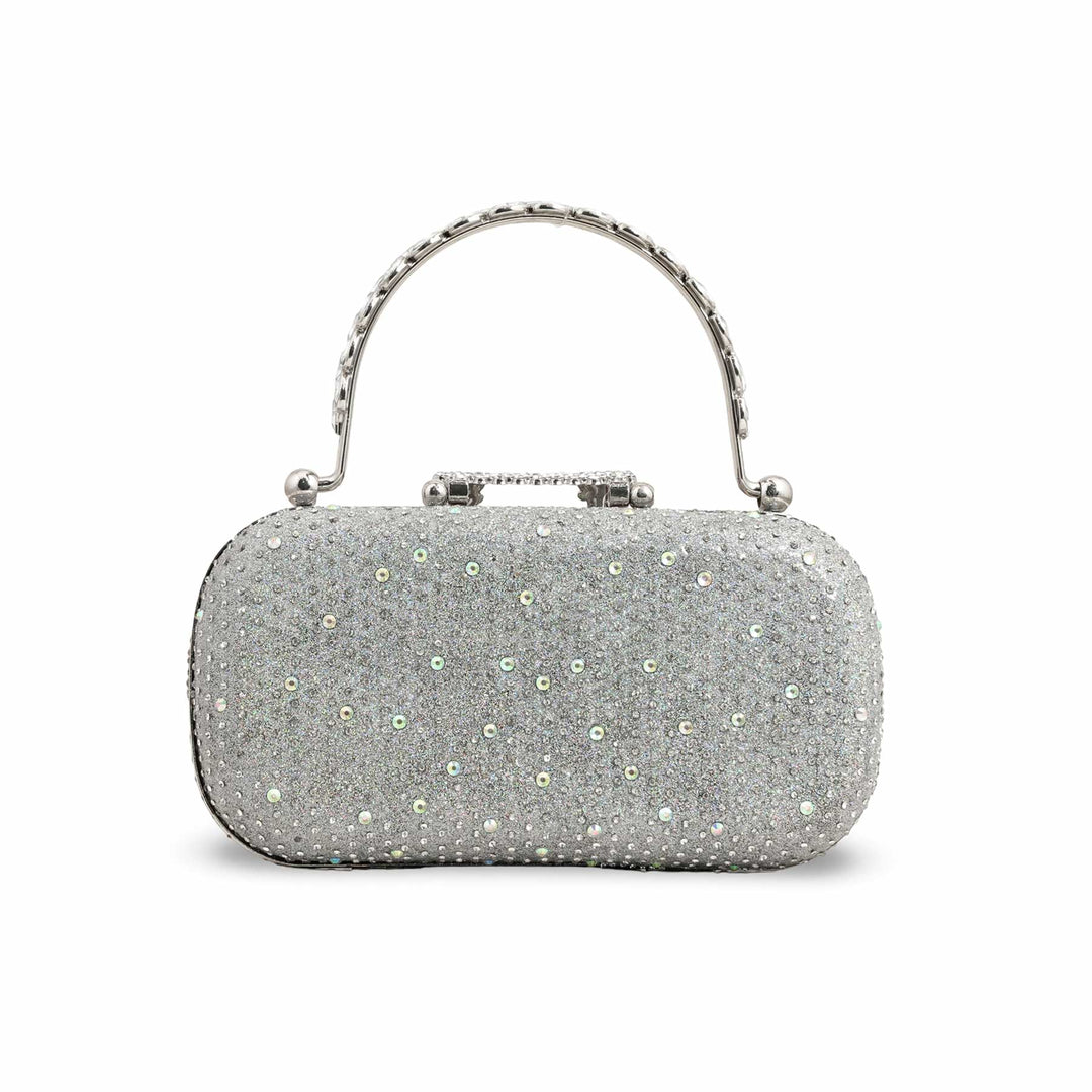 Silver Bridal Clutch P15386