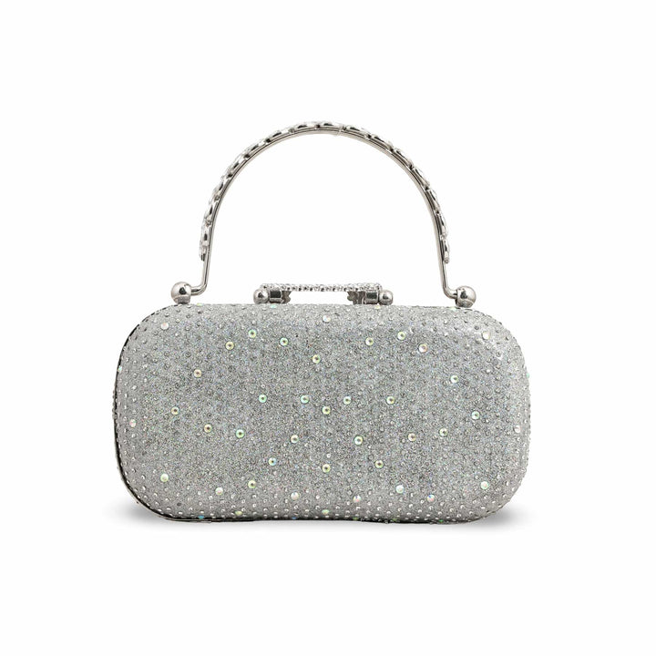 Silver Bridal Clutch P15386