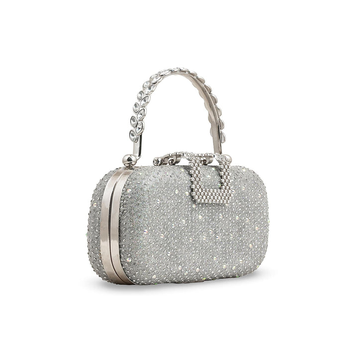 Silver Bridal Clutch P15386