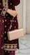 Champagne Fancy Clutch P15396