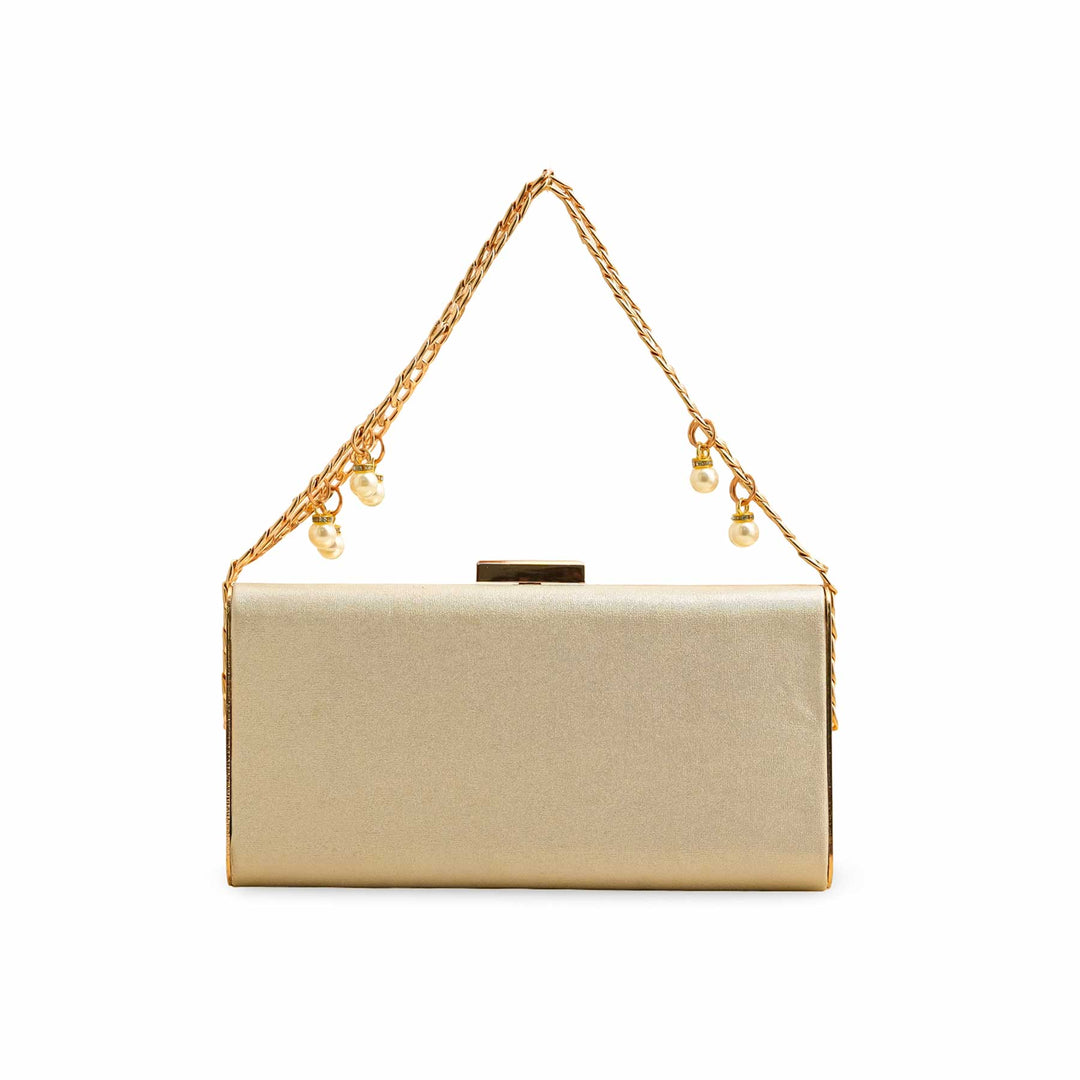 Golden Fancy Clutch P15396