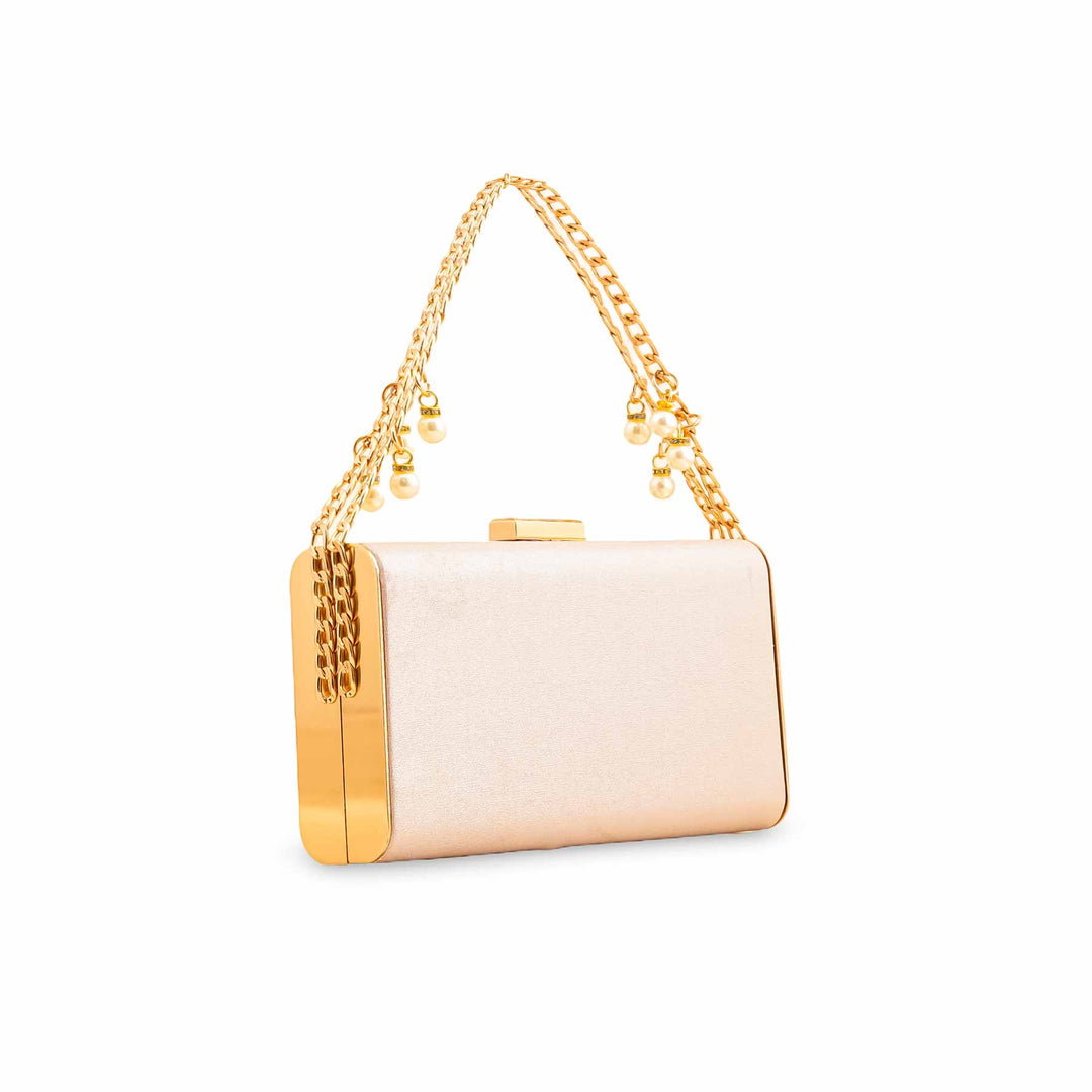 Champagne Fancy Clutch P15396