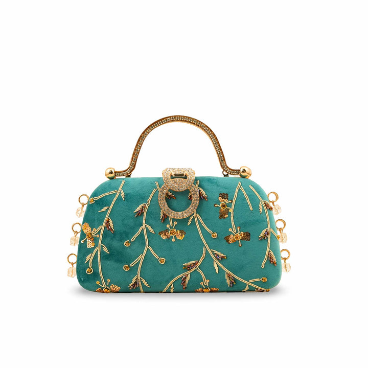 Seagreen Fancy Clutch P15400