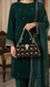 Black Fancy Clutch P15402