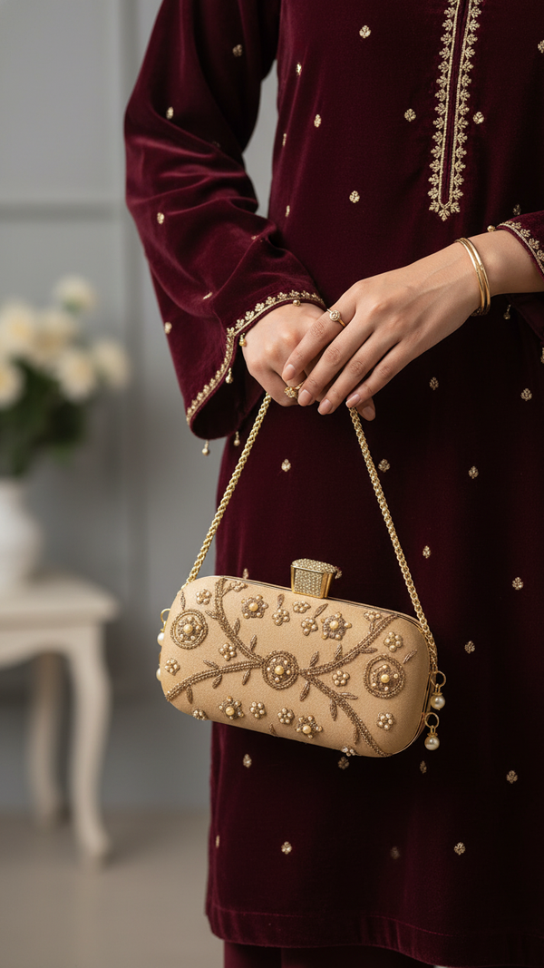 Fawn Fancy Clutch P15405