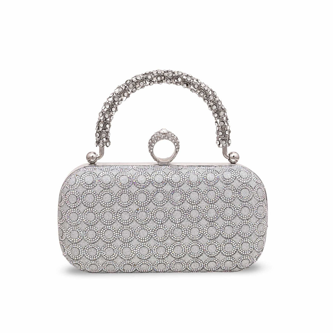 Silver Bridal Clutch P15560