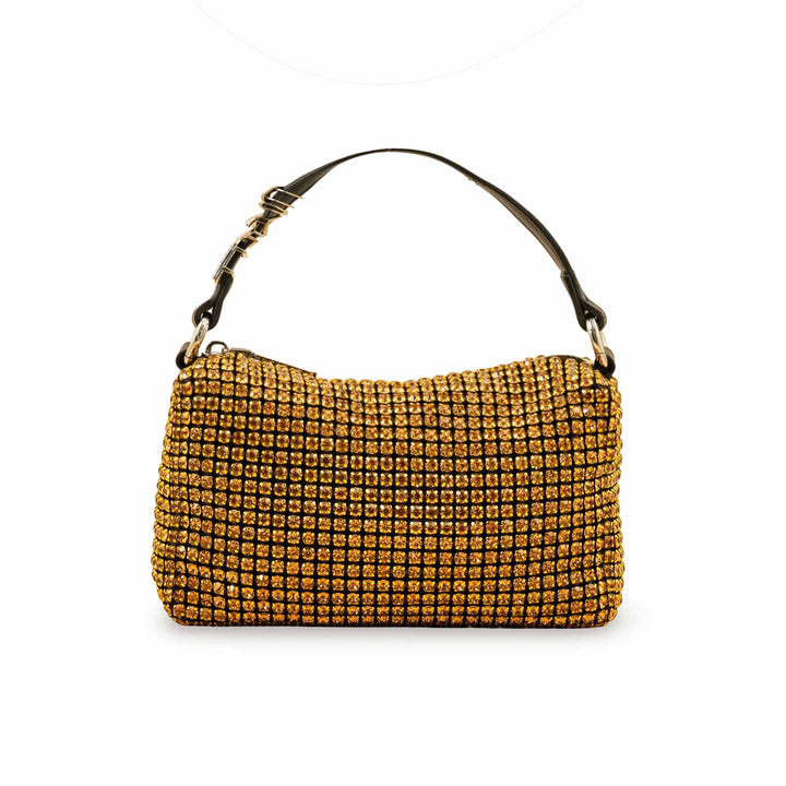 Golden Women Fancy Clutch P24091