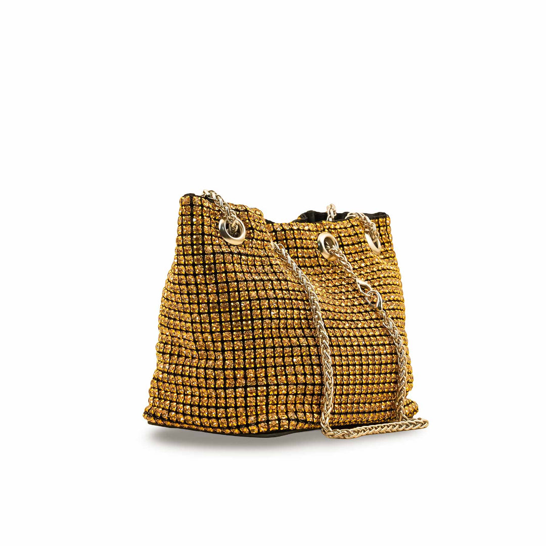 Golden Bridal Clutch P24093