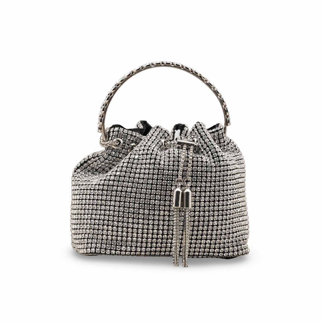 Silver Bridal Clutch P24104