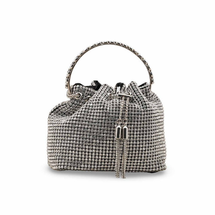Silver Bridal Clutch P24104