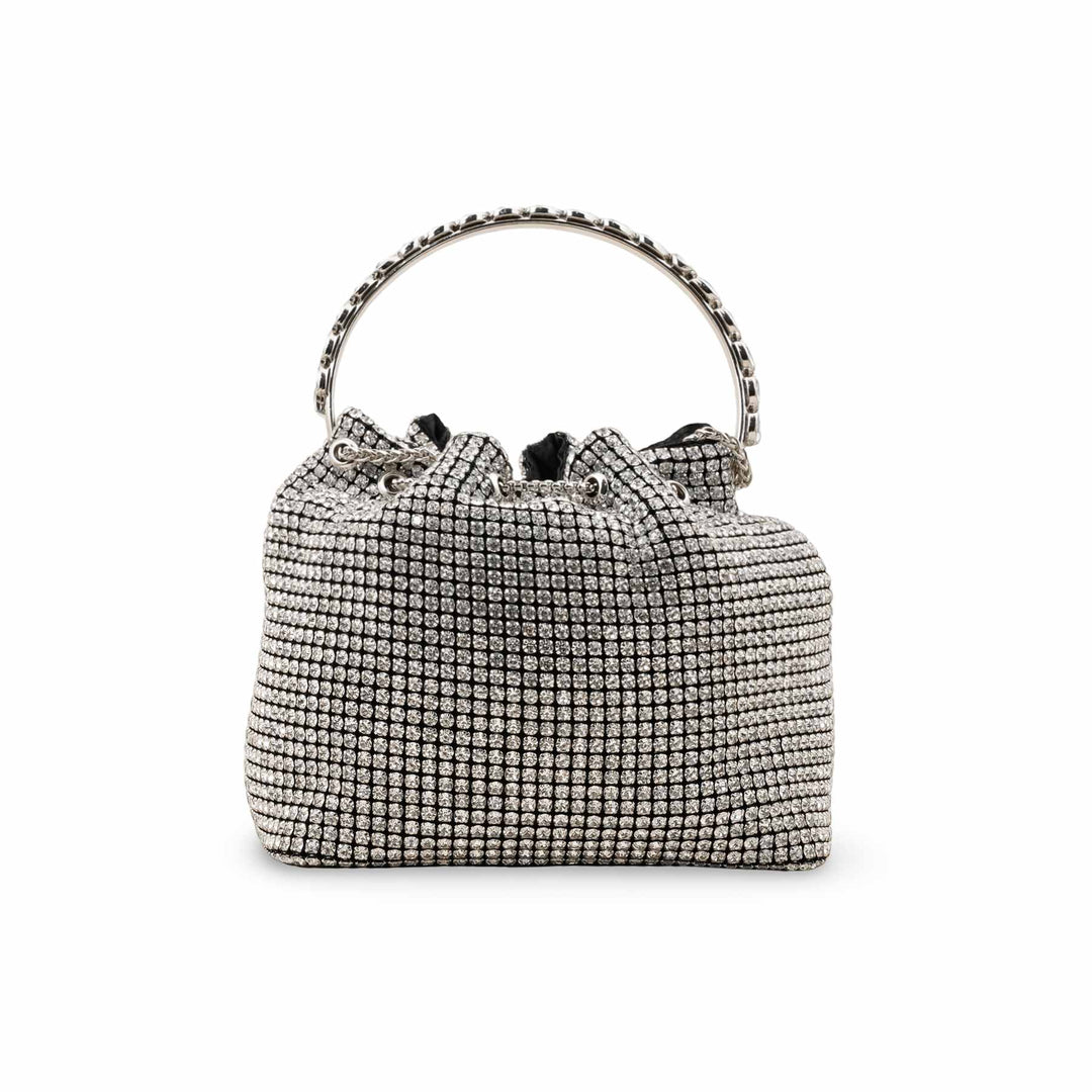Silver Bridal Clutch P24104