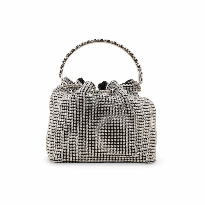 Silver Bridal Clutch P24104