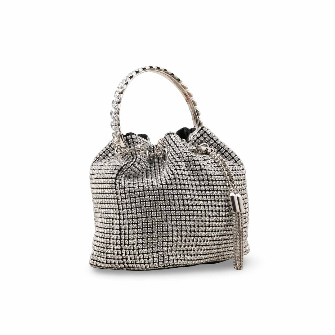 Silver Bridal Clutch P24104
