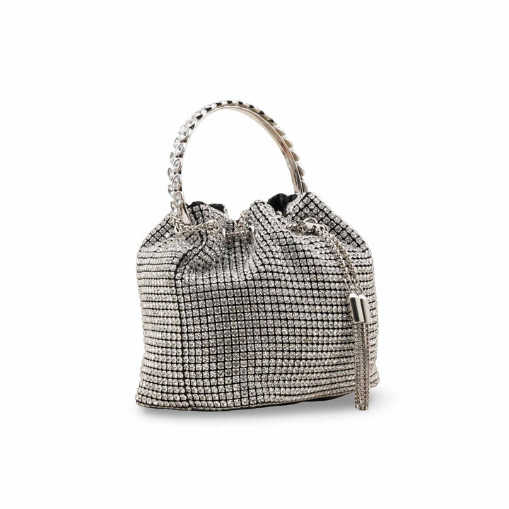 Silver Bridal Clutch P24104