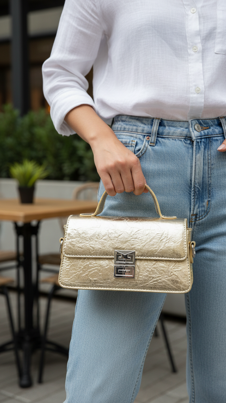 Golden Formal Clutch P24108