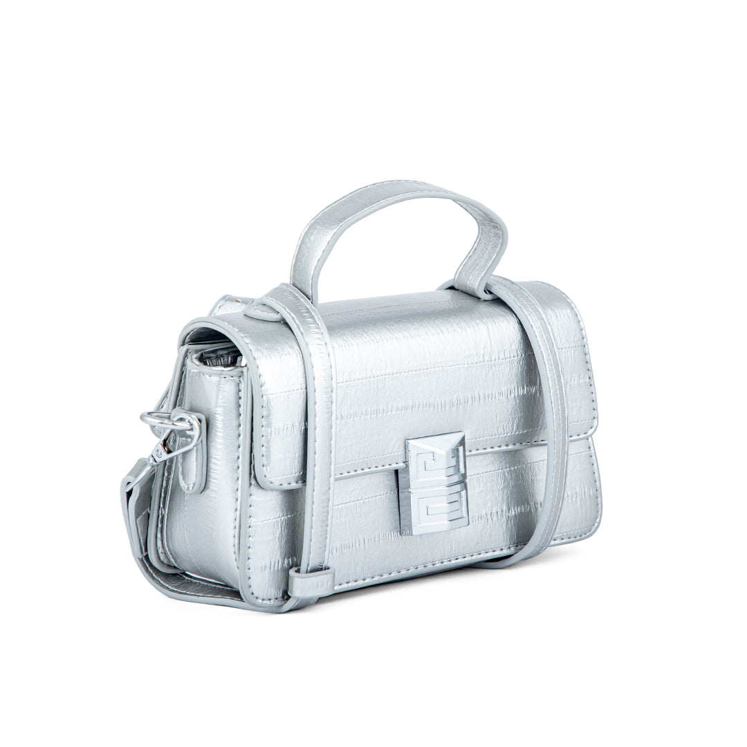 Silver Formal Clutch P24117